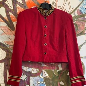 Taiga Paris vintage war military style blazer coat